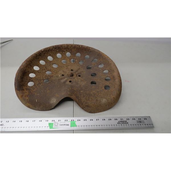 Massey Harris Tin Seat