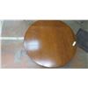 Image 2 : Wooden Round Cofee Table - 33.5"diameter - 15" Tall