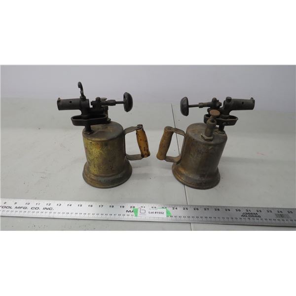 (2) vintage blow torches
