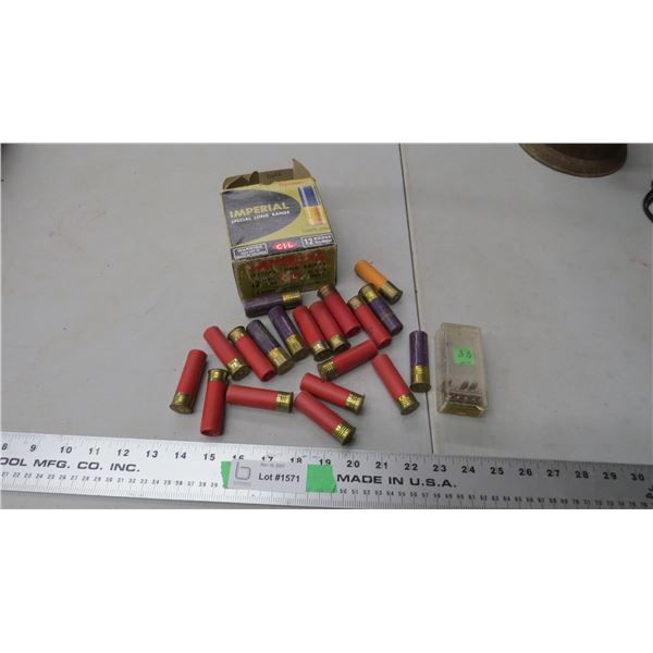 12ga 4shot shells + imperial 22 shells