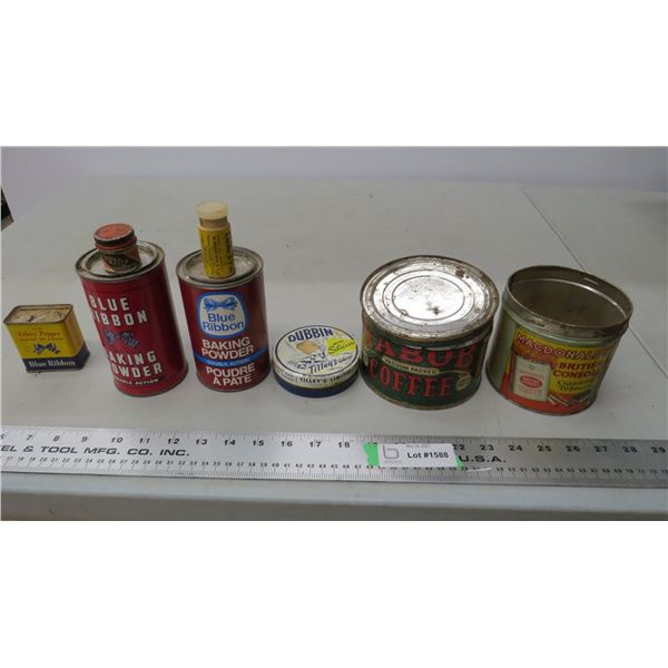 vintage tins