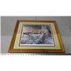 Image 1 : herbert piki cougar print in frame with certificate (18.5" x22.5")