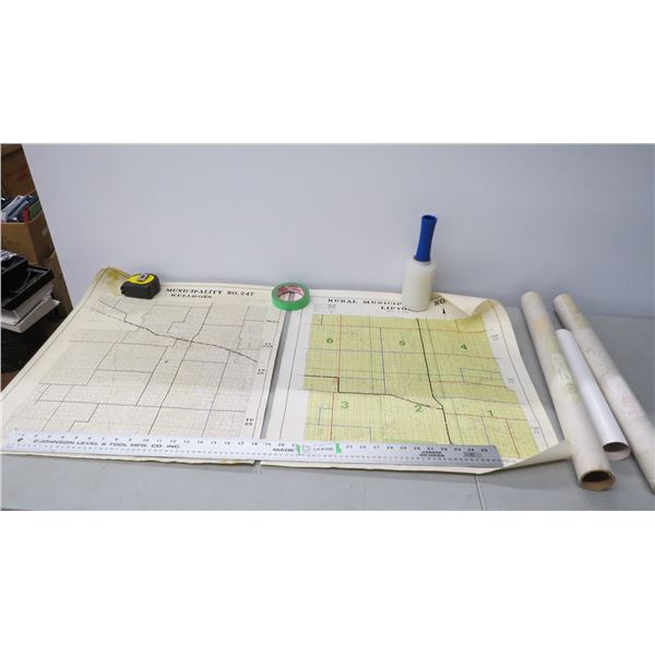 vintage RM maps