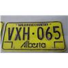 Image 3 : pair of alberta license plates