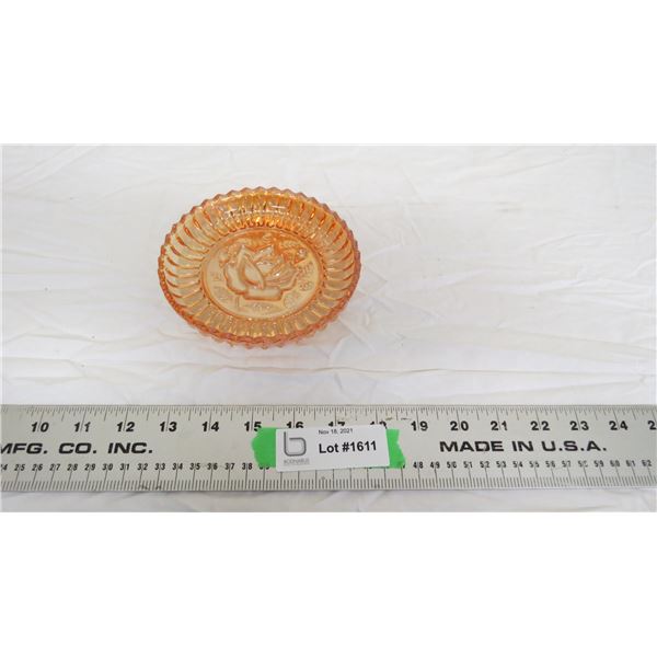 Carnival Glass Dish (5.5" diameter)