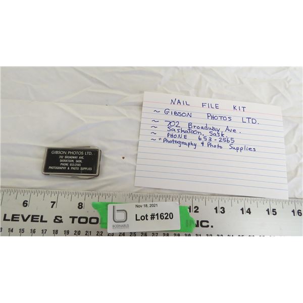 Gibson photos Ltd nail file kit