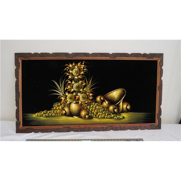 velvet picture in frame 26x49