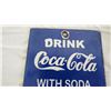 Image 3 : Drink Coca-Cola Enamel Sign - 3"x9"