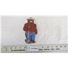 Image 1 : Smokey the bear enamel sign - 8" long