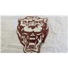 Image 2 : tiger design enamel sign - 6" long
