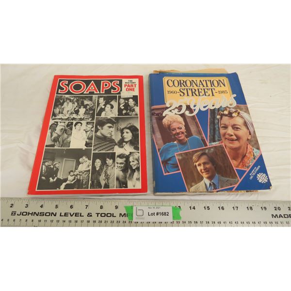 coronation street 25year book + part 1 history of the soaps book