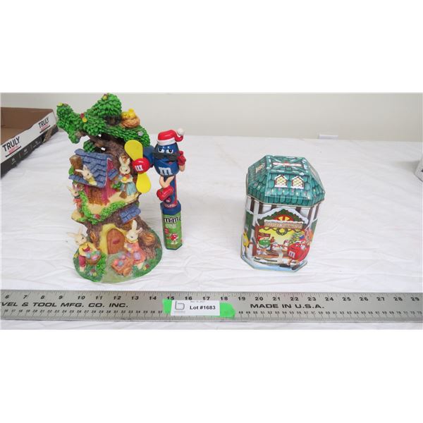 Hudson Bay Co easter ornament, M&M collectibles