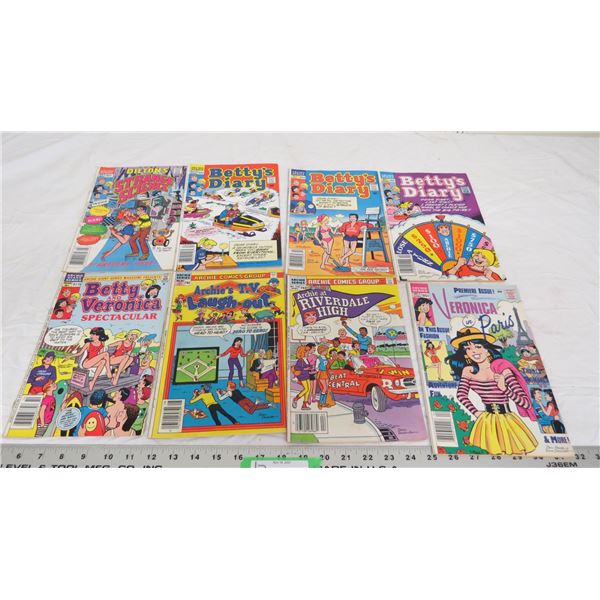 (8) archie series comics