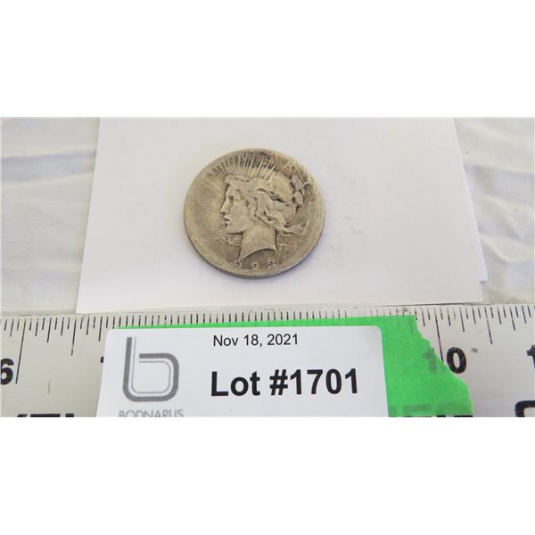 Liberty (1923?) one dollar coin