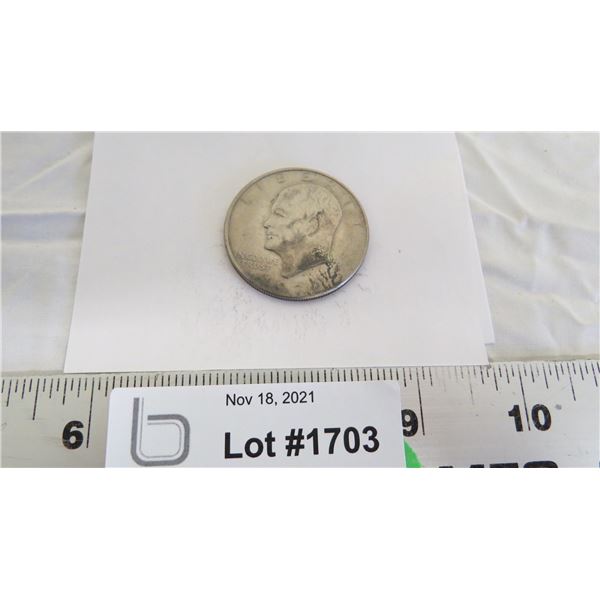 Liberty 1972 US one dollar coin