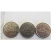 Image 2 : 3X The Money - 1968,72,80 Canadian 1 dollar coins