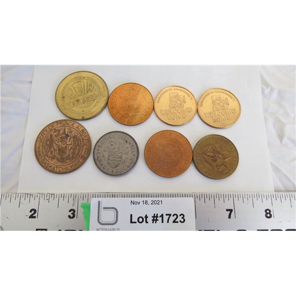 misc tokens, trade dollars