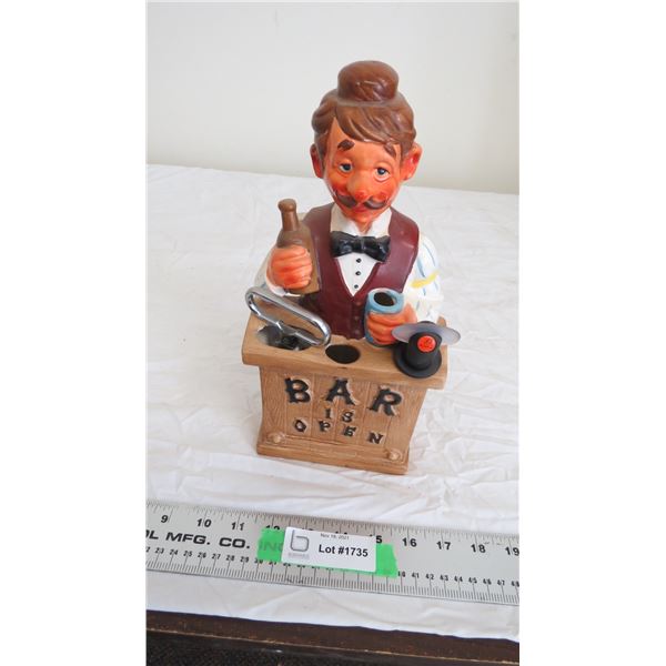 ceramic bartender ornament