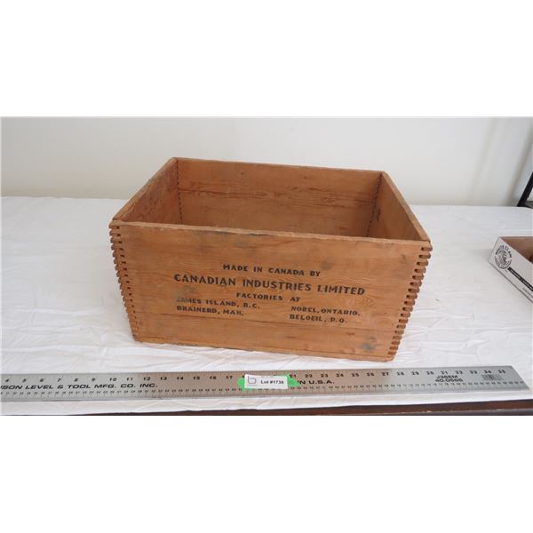 CIC Wooden ammo crate