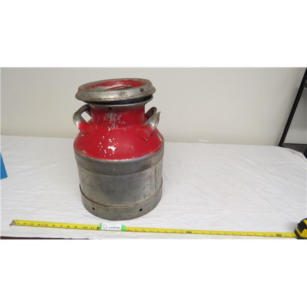 cream can (18" tall)