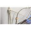 Image 3 : wrought iron bed frame head bard, goot bard - frame is 72" long, 40.5wide