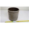 Image 3 : stoneware crock(no lid) 10" tall, 3 gallon TH gunther sheboygan - salt glaze side handles