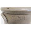 Image 4 : stoneware crock(no lid) 10" tall, 3 gallon TH gunther sheboygan - salt glaze side handles
