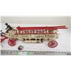 Image 3 : Cast Iron fire truck with horse + driver - 28.5 long