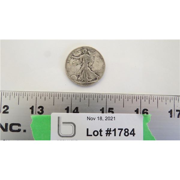 1937 US Silver 1/2 dollar