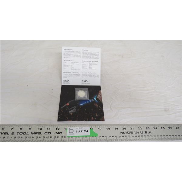 $20 pure silver startrek enterprise 2016 coin