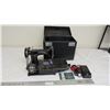 Image 1 : singer sewing machine featherweight (22K) in case with manual (incorrect manual for model)
