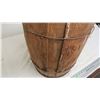 Image 2 : vintage wooden barrel - 18" tall