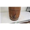 Image 4 : vintage wooden barrel - 18" tall