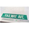 Image 3 : railware ave aluminum sign 6x30