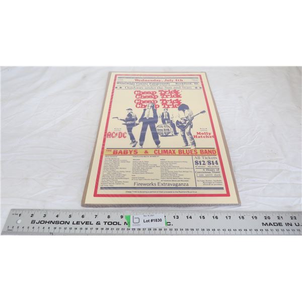 Cheap Trick print - 12x18