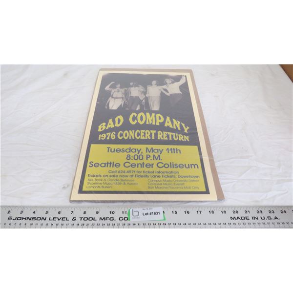 Bad Company print - 12x18