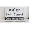 Image 1 : swift current RM sign - 23.5x35.5