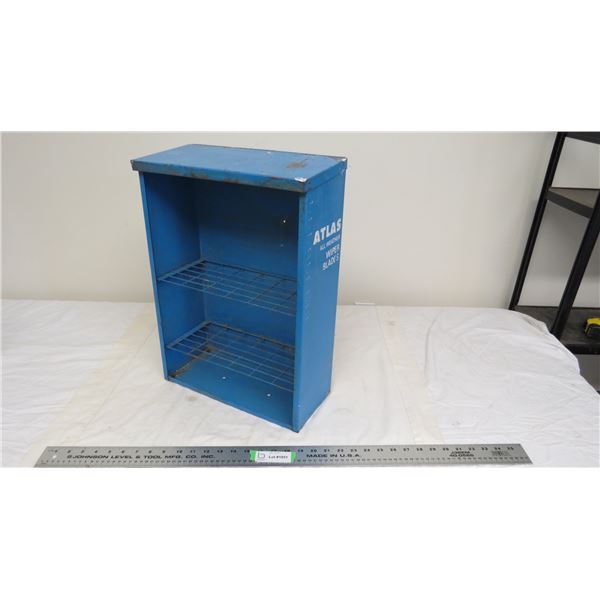atlas wiper blade metal display cabinet 14x19.75