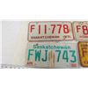 Image 2 : (4) sask license plates