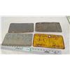 Image 4 : (4) sask license plates