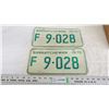 Image 1 : 1970 pair of sask license plates