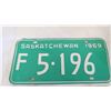 Image 2 : 1969 pair of sask license plates