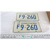 Image 1 : 1972 pair of sask license plates