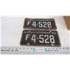 Image 1 : 1960 pair of sask license plates