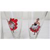 Image 3 : 1950's set of (4) drinking glasses (dancing girl design)