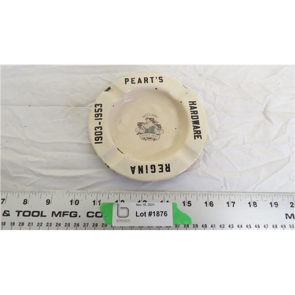 1903-53 enamel ashtray mcClary