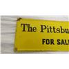 Image 3 : pittsburgh press tin sign 14" long