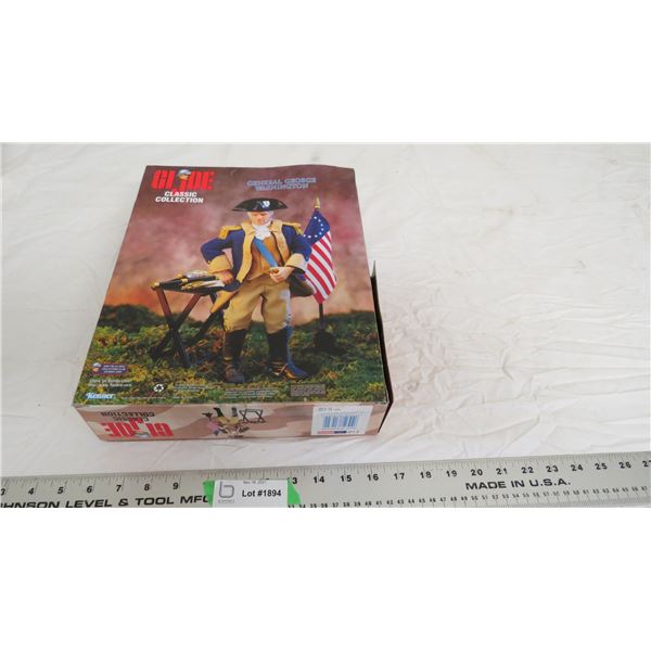 GI Joe Classic Collection general george washington figure (NIB) 13.5" tall box
