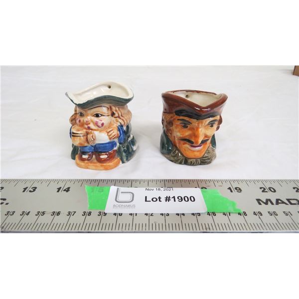 (2) toby mugs (unmarked)