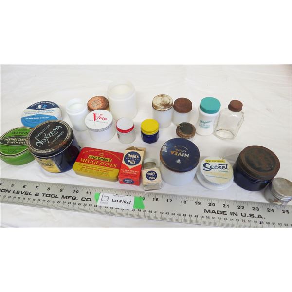 vintage bottles + containers